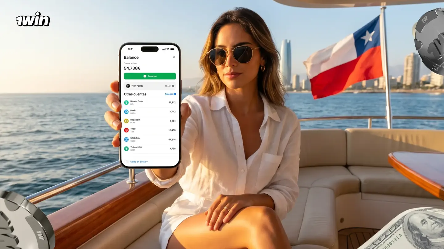 Retiro de dinero desde la aplicación de 1win en Chile